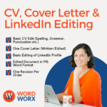 CV + Linkedin Profile Editing + Cover Letter  - €399