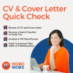 CV and Cover Letter Check – €59
