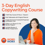 English Copywriting Course (Tailor-made Training Online) — 2025