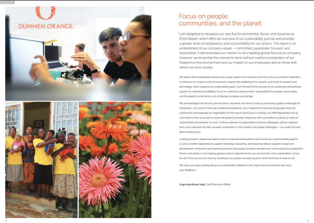 Sustainability Report Writer in the Benelux