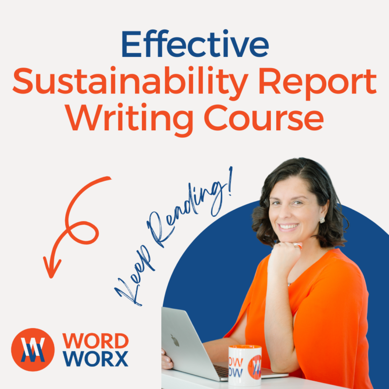 Sustainability Report Writing Course